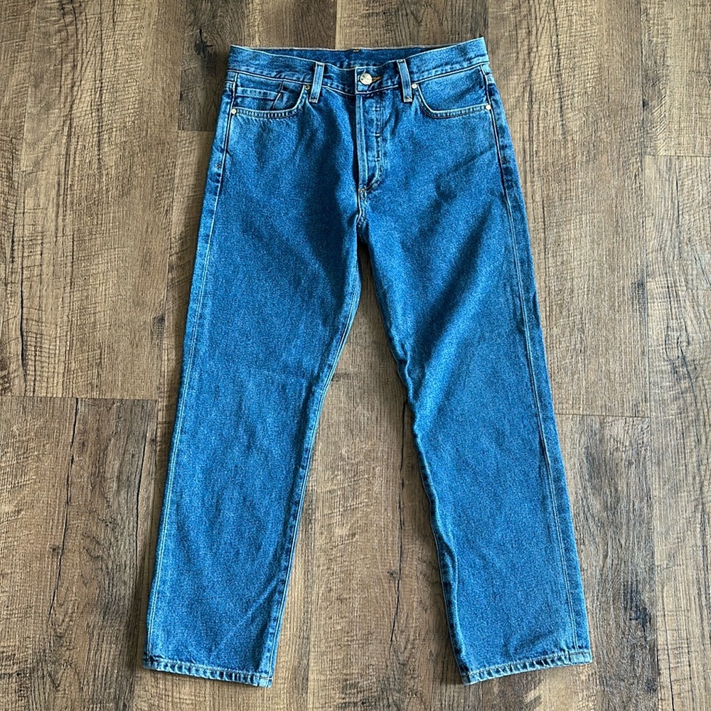 Goldsign The original Jean denim Rinse Crop Leg Jeans size 26 NWOT